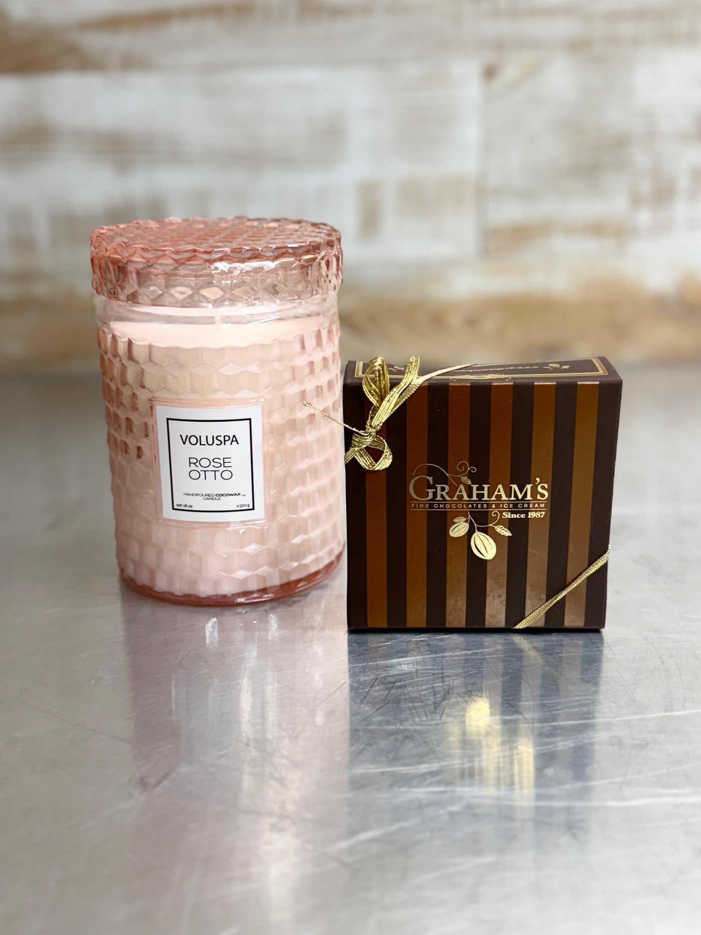 9 pc Grahams w Voluspa Rose Otto
