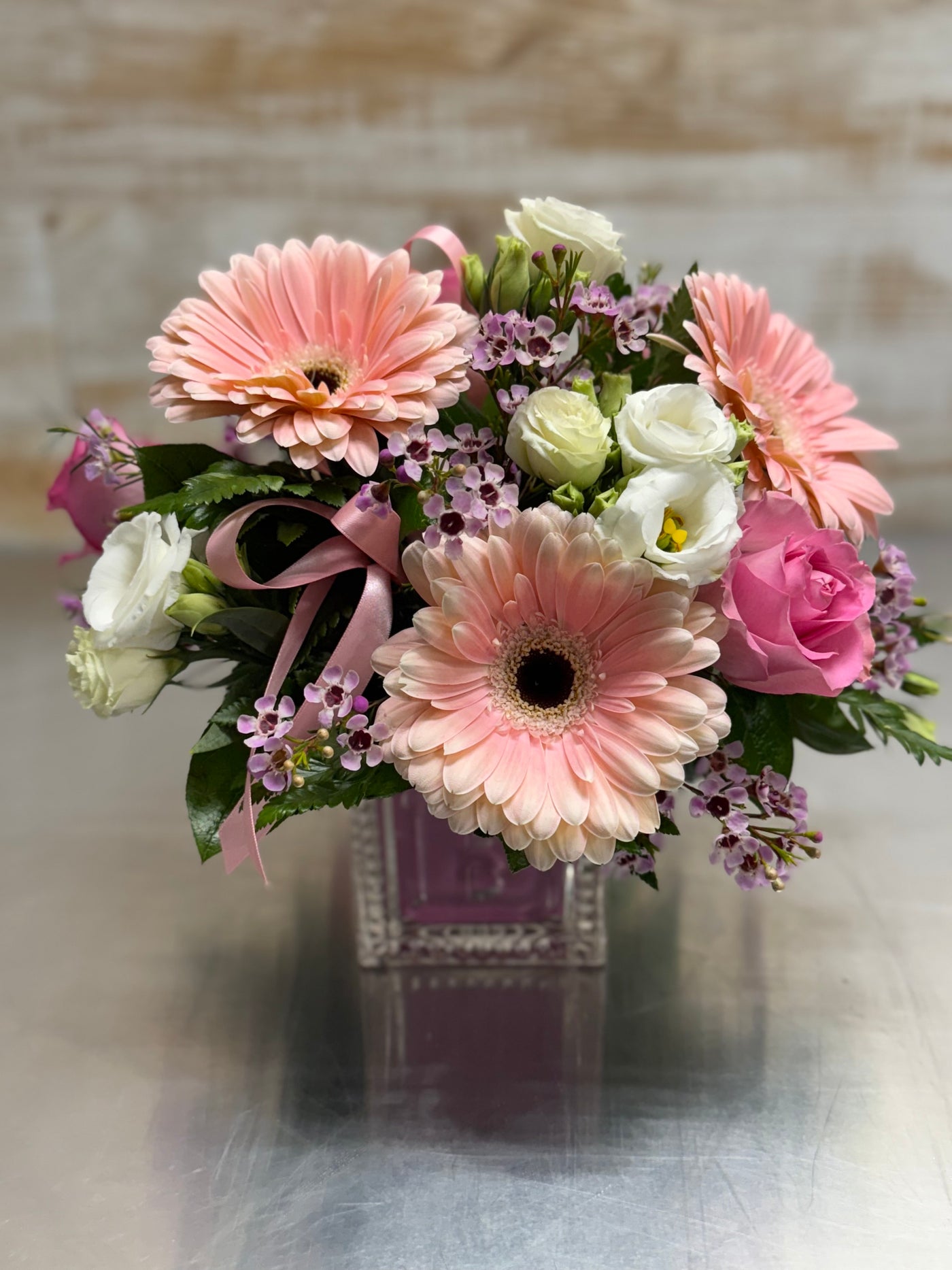 Baby's First Block by Teleflora - Pink