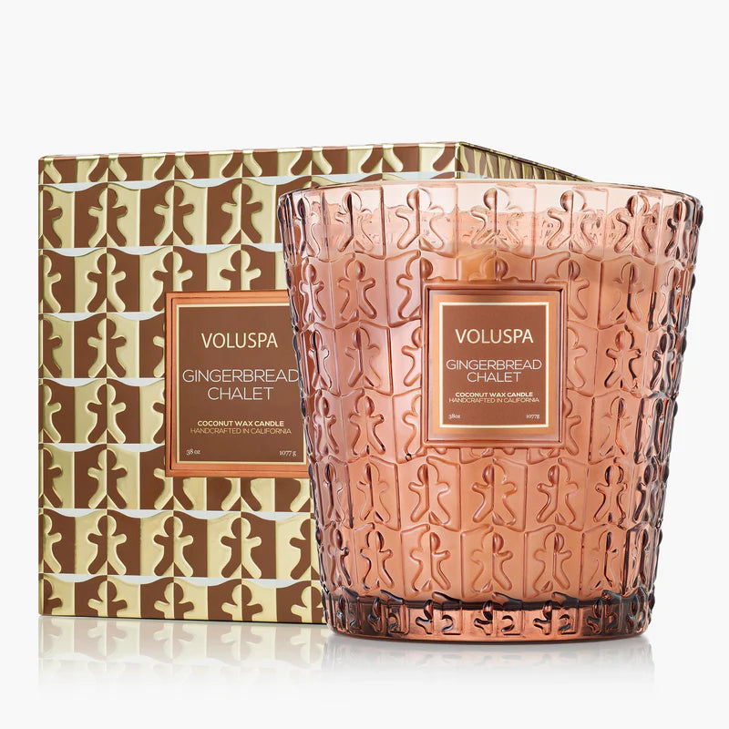 Gingerbread Chalet (3 Wick Hearth)