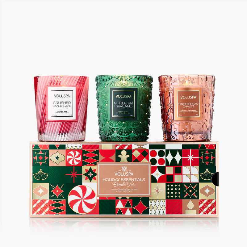 Voluspa- Holiday Essentials Candle Trio