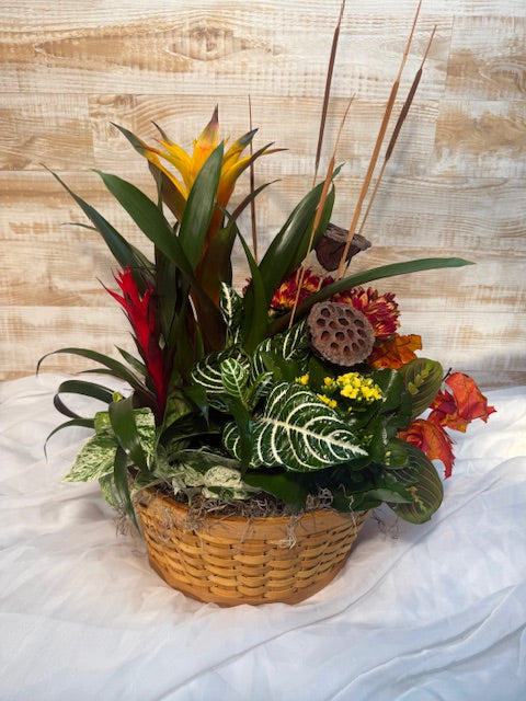 Autumn European Blooming Basket