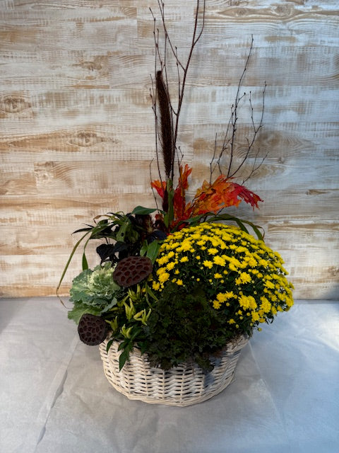 Autumn's Bountiful Planter