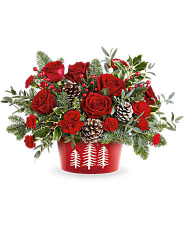Teleflora's Winter Whimsy Centerpiece