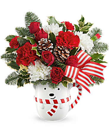 Teleflora's Send a Hug Cozy Cub Wish Bouquet