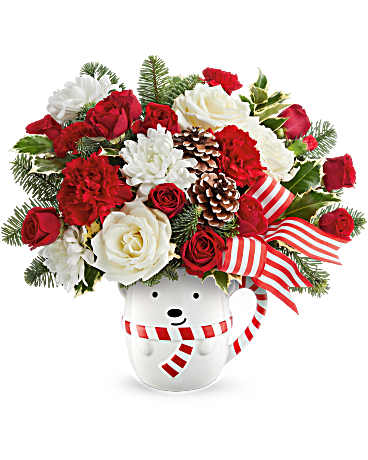 Teleflora's Send a Hug Cozy Cub Wish Bouquet