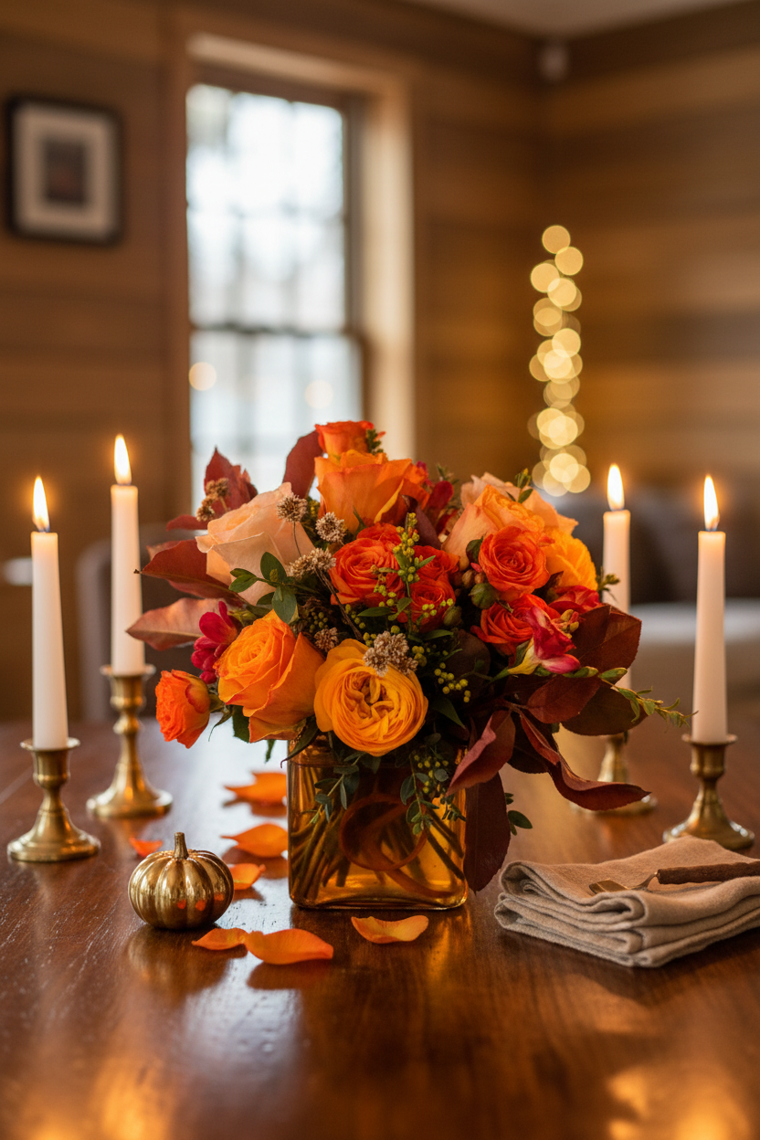 Autumn Lush Centerpiece