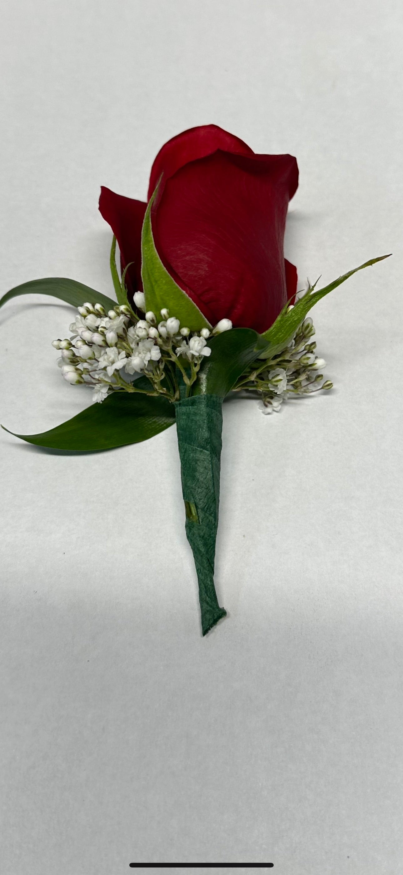 Red Rose Boutonniere